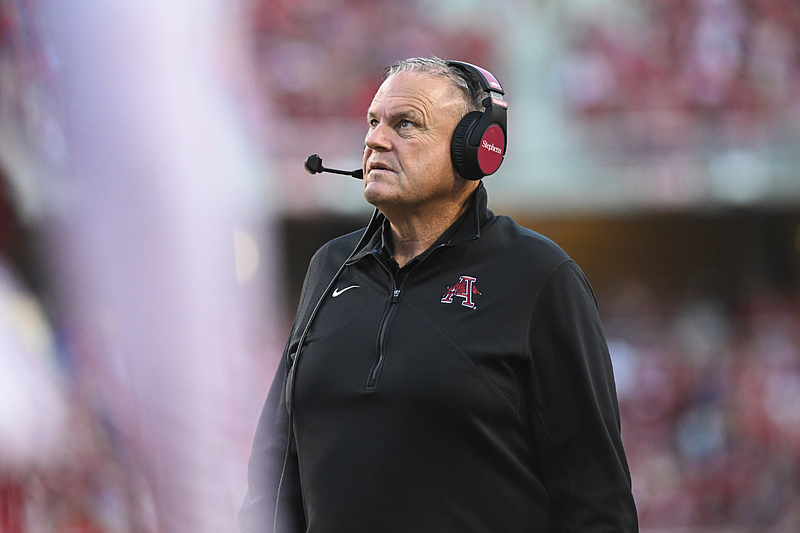 VIDEO Sam Pittman previews Arkansas football's game at Mississippi