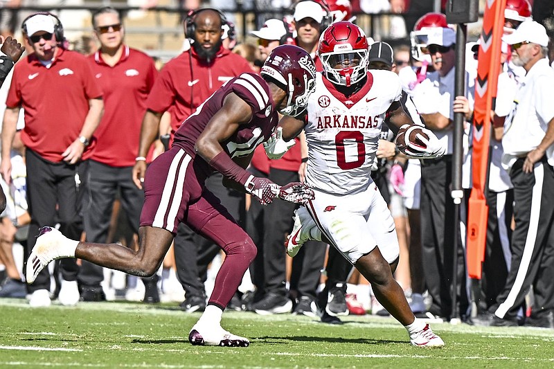 Arkansas running back Braylen Russell reenters transfer portal Whole