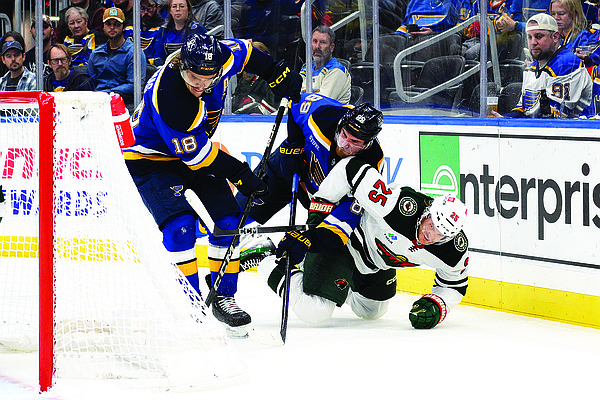 Kaprizov Scores Twice To Lift Wild Past Blues | Jefferson City News Tribune