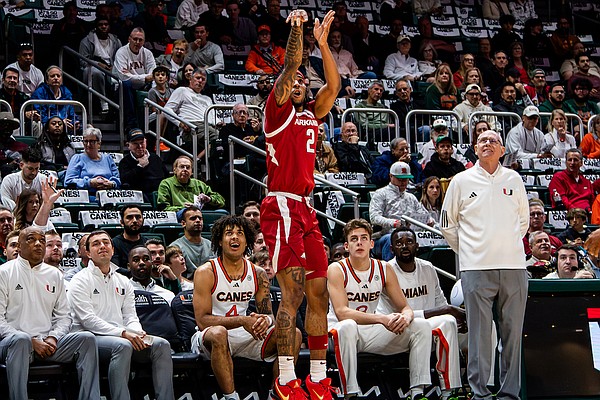 Challenge accepted: Arkansas basketball rallies late to win at Miami ...