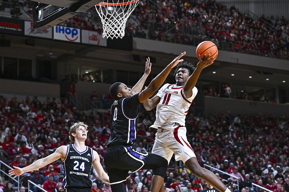 Right from the jump: UA men take early lead, never trail vs. UCA | Arkansas Democrat Gazette