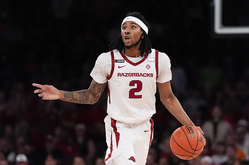 Arkansas basketball guard Boogie Fland chasing rare triple-double ...