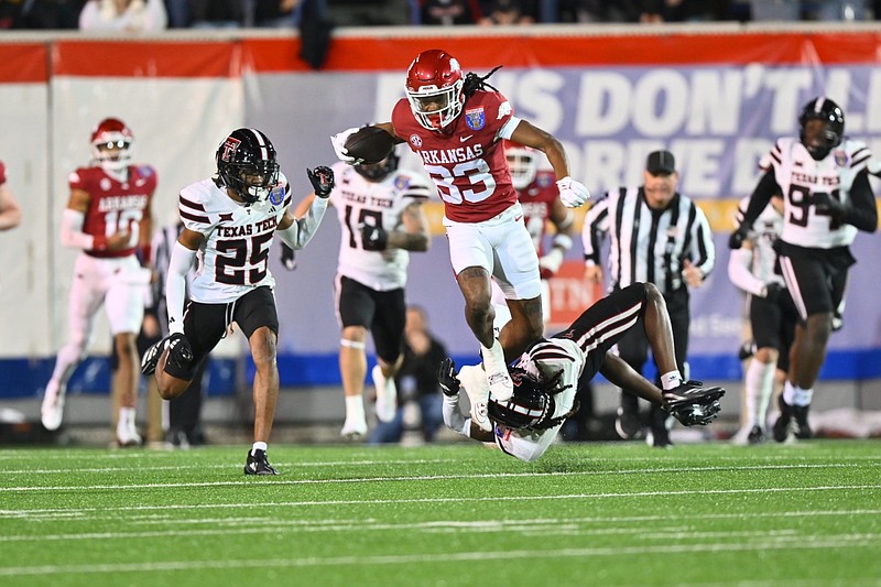 Arkansas wins Liberty Bowl over Texas Tech Northwest Arkansas