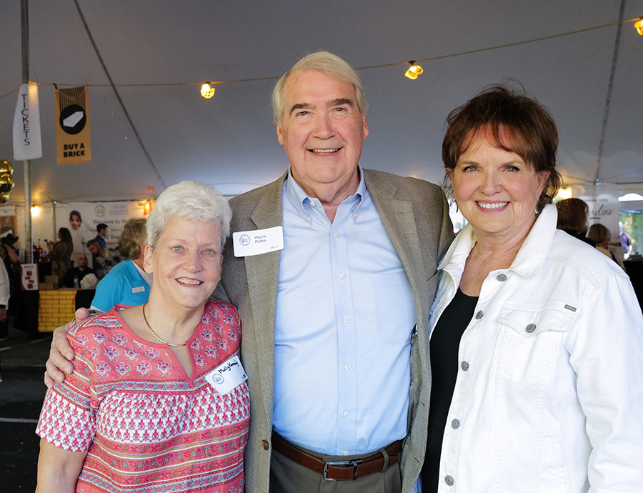 Photo by Mark Gilliland / Molly Kennedy, Wayne Peters and Mary Tanner