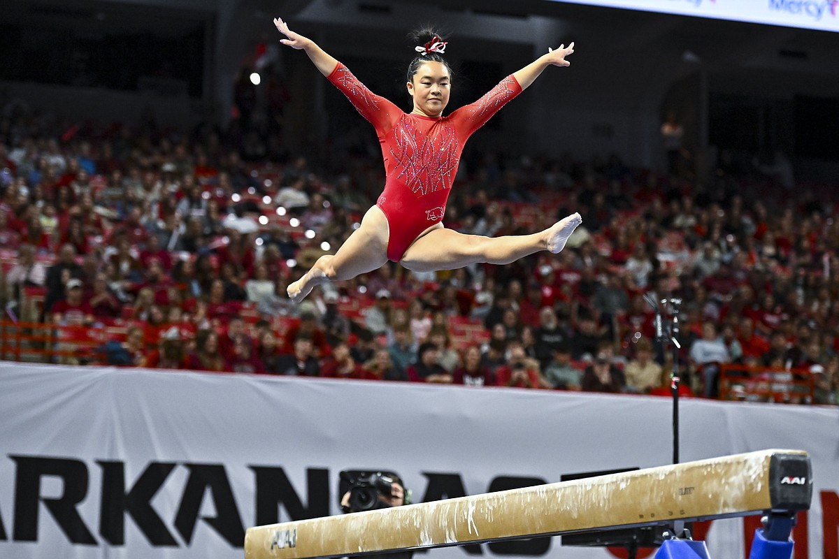 Razorback gymnasts fall, but improve season’s NQS | Northwest Arkansas ...
