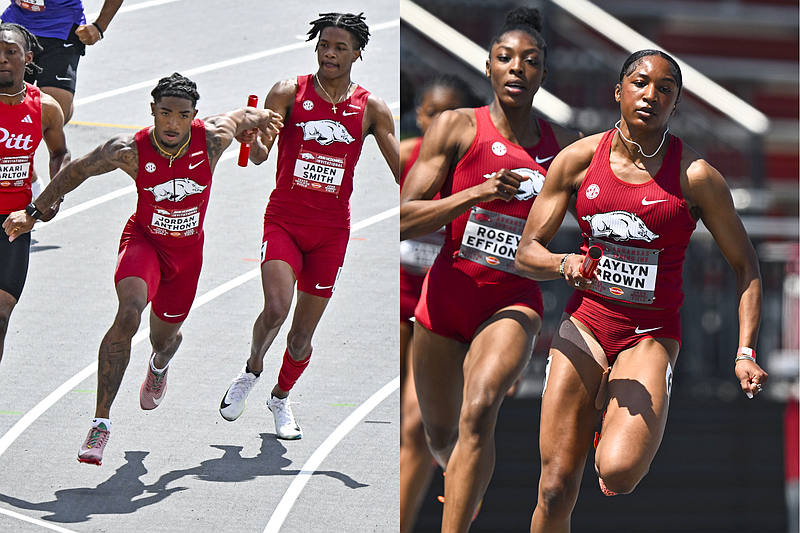 Arkansas men's, women's track and field second in entries at NCAA ...