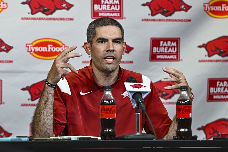 VIDEOS: Arkansas wide receivers coach Ronnie Fouch, players talk ...