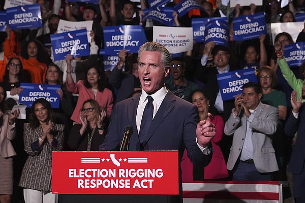 In Trump's redistricting push, Democrats find an aggressive identity and progressives are on board | Chattanooga Times Free Press