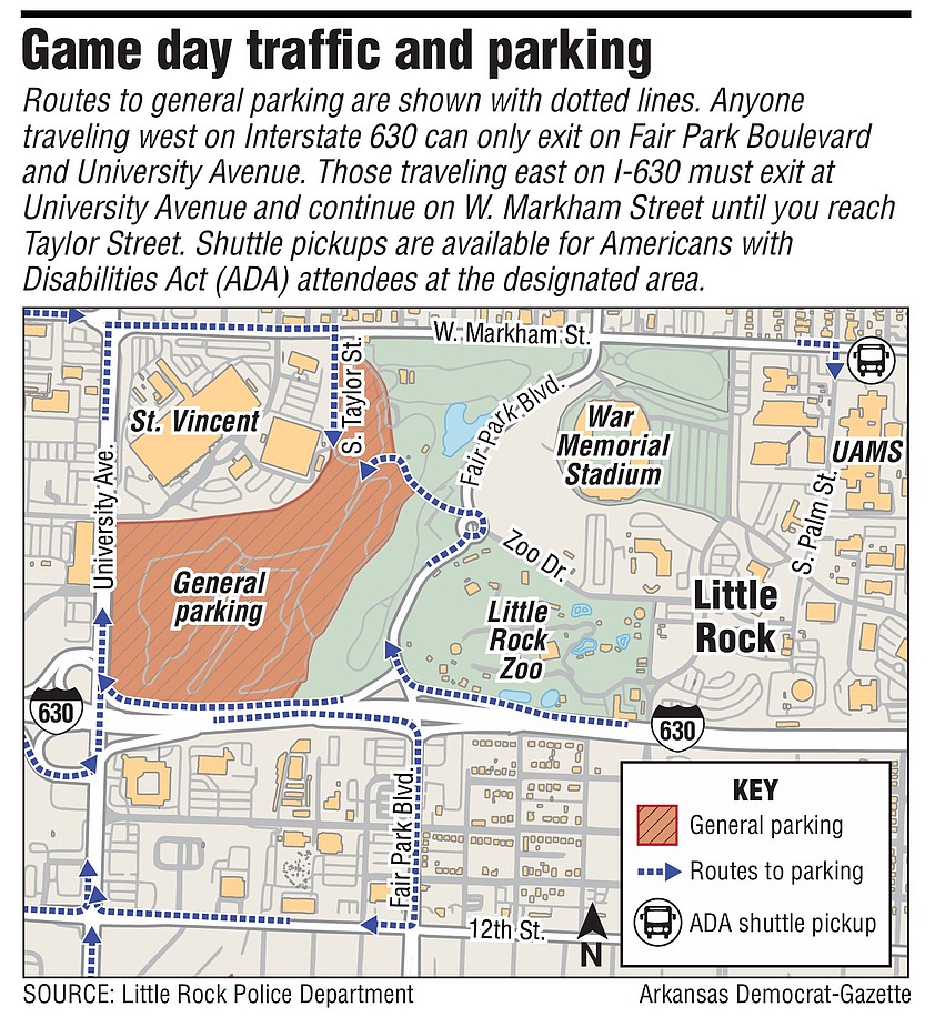 Arkansas Razorback Bus UA students taking bus to game | Northwest Arkansas Democrat-Gazette