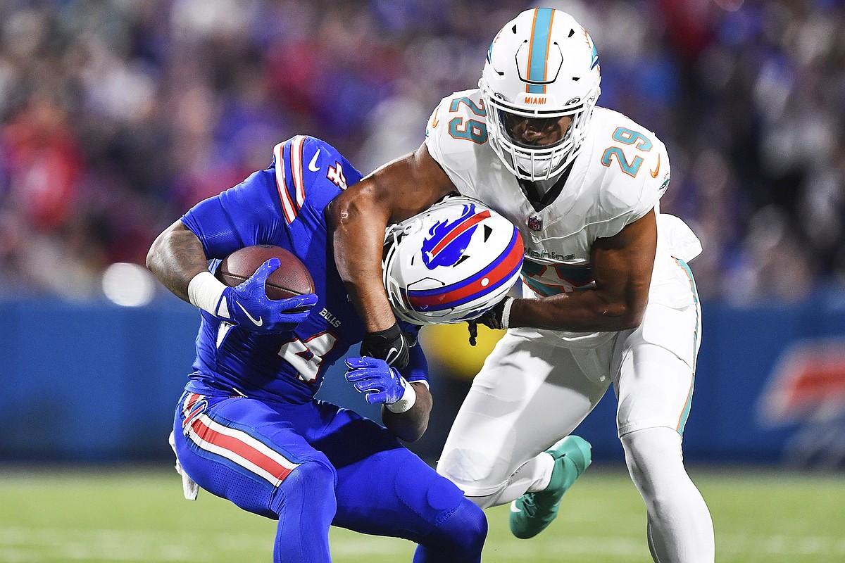 Allen’s three TD passes, Bernard’s pick secure Bills’ 31-21 win vs ...