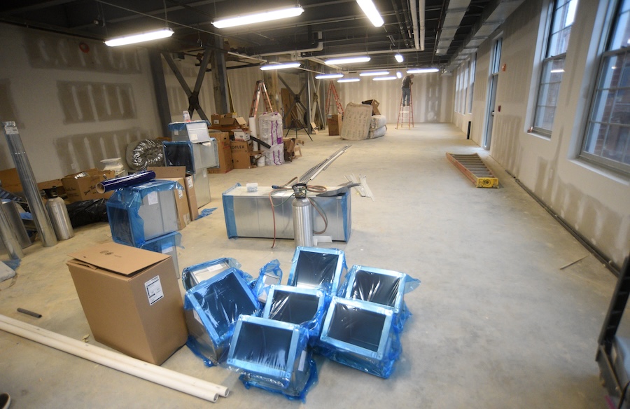Staff photo by Matt Hamilton/ A room under construction at the James A. Henry building on Tuesday, September 23, 2025.
