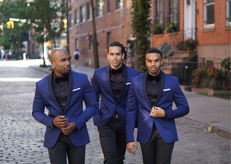 Singers Derrick Hicks (from left), Joel Walker, Bradford Bell Joel Walker bring “UPTOWN: A Celebration of Motown and Soul” the University of Central Arkansas in Conway on Thursday.
(Special to the Democrat-Gazette)