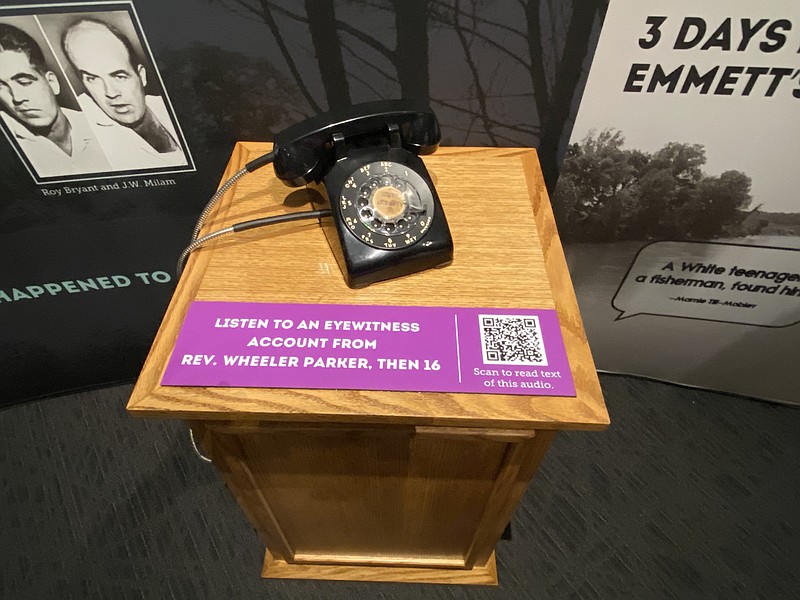 The touring exhibition “Emmett Till & Mamie Till-Mobley: Let the World See” opens Thursday at the Mosaic Templars Cultural Center in Little Rock. 
(Special to the Democrat-Gazette/courtesy of the Indianapolis Children's Museum, the Emmett Till & Mamie Till-Mobley Institute and the Emmett Till Interpretive Center)
