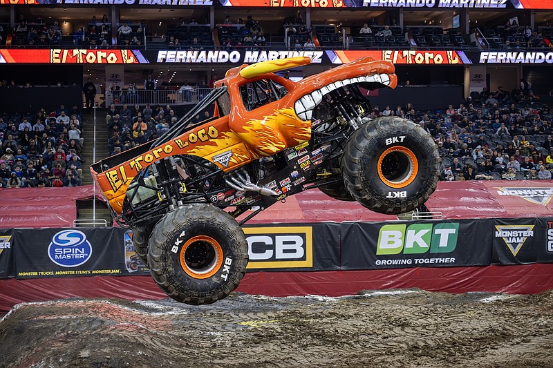 ENTERTAINMENT: SoNA opens season with Beethoven’s Seventh; TheatreSquared extends run 2 El Toro Loco, Grave Digger, Megalodon, Plane Krazy and Sparkle Smash are among the monster trucks scheduled to take part in Monster Jam, Feb. 28-March 1 at North Little Rock's Simmons Bank Arena.
(Special to the Democrat-Gazette)