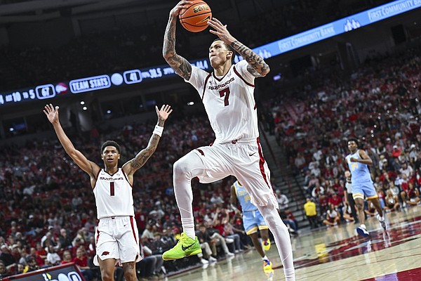 Arkansas basketball&#x27;s Trevon Brazile shows growth, potential with career showing against Southern