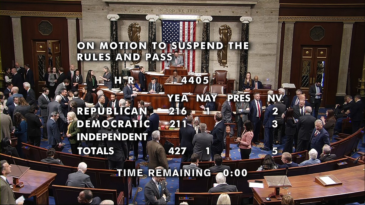 U.S. House overwhelmingly passes bill to release Epstein files, including Crawford, Hill and Westerman