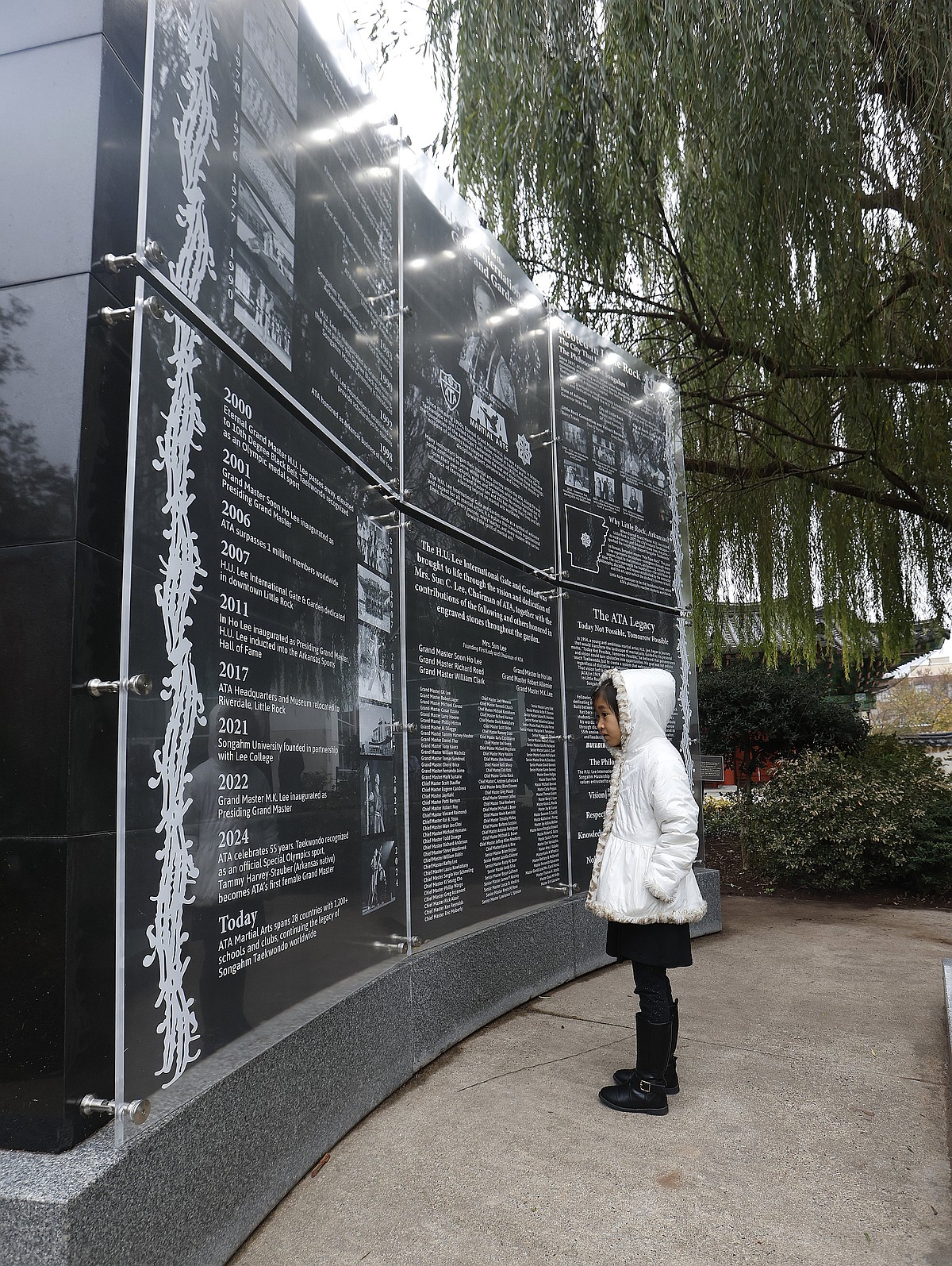 American Taekwondo Association unveils changes to monument in Little Rock ahead of weekend competition