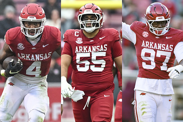 Arkansas football&#x27;s Mike Washington, Fernando Carmona, Quincy Rhodes voted All-SEC by coaches