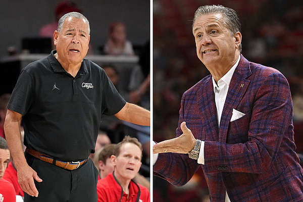 Longtime friends John Calipari, Kelvin Sampson meet when Arkansas basketball faces Houston