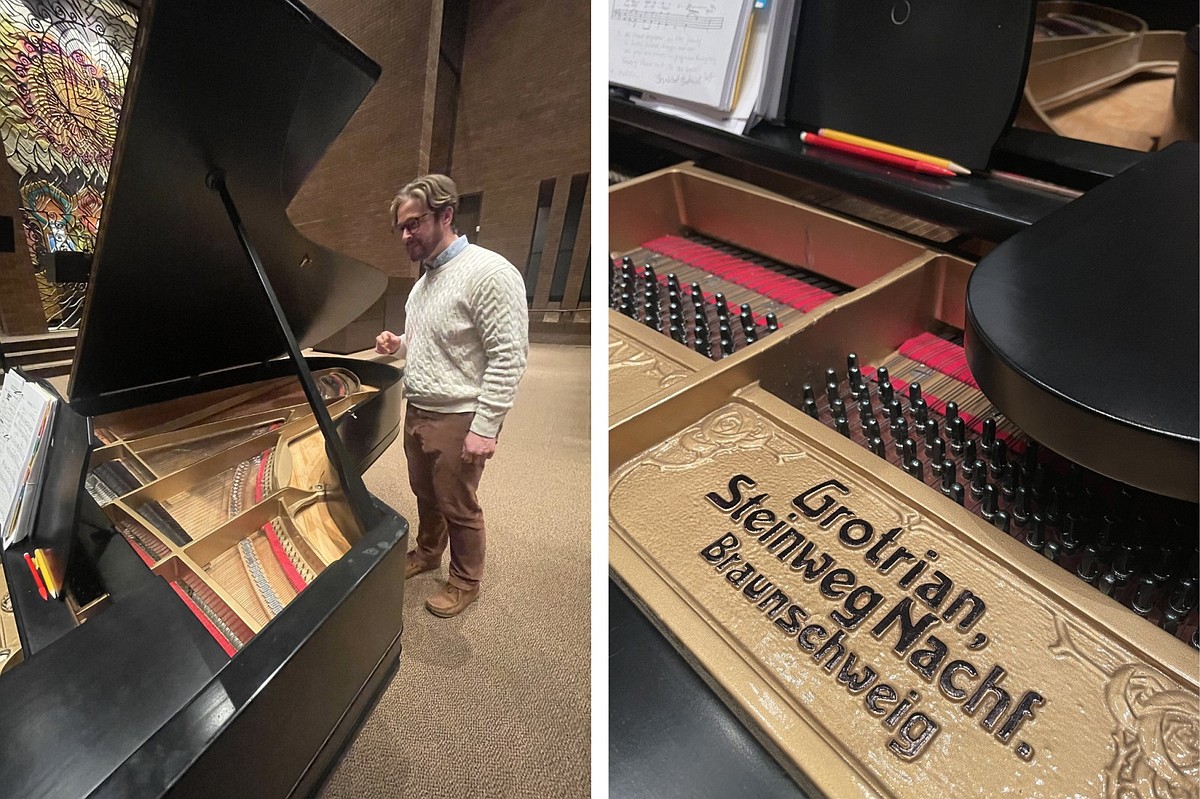 Little Rock’s Temple B’nai Israel welcomes grand piano as ‘refugee from the Holocaust’