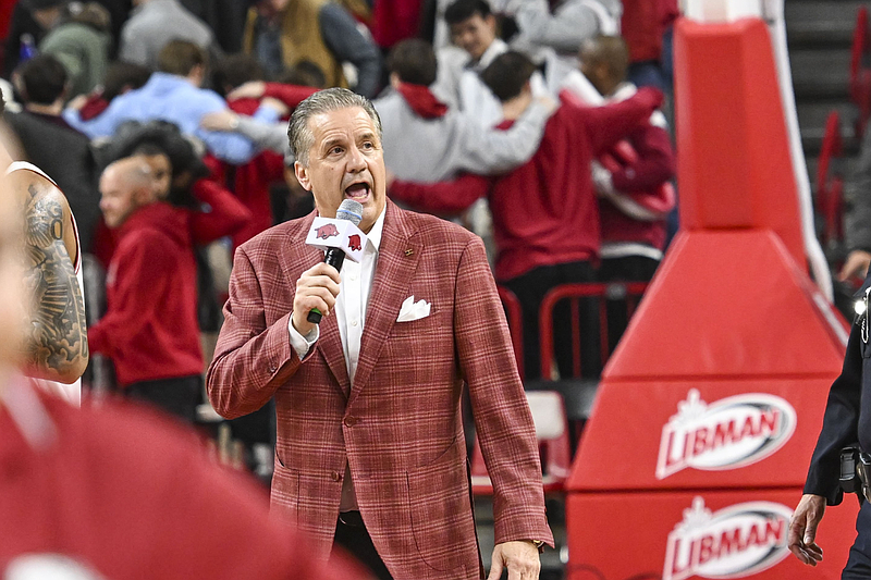 There are no gimmes': John Calipari values gritty Arkansas basketball win over LSU | Whole Hog Sports