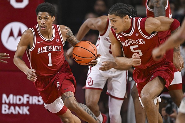 'Special, special players': Meleek Thomas, Darius Acuff duo leads Arkansas basketball over Oklahoma