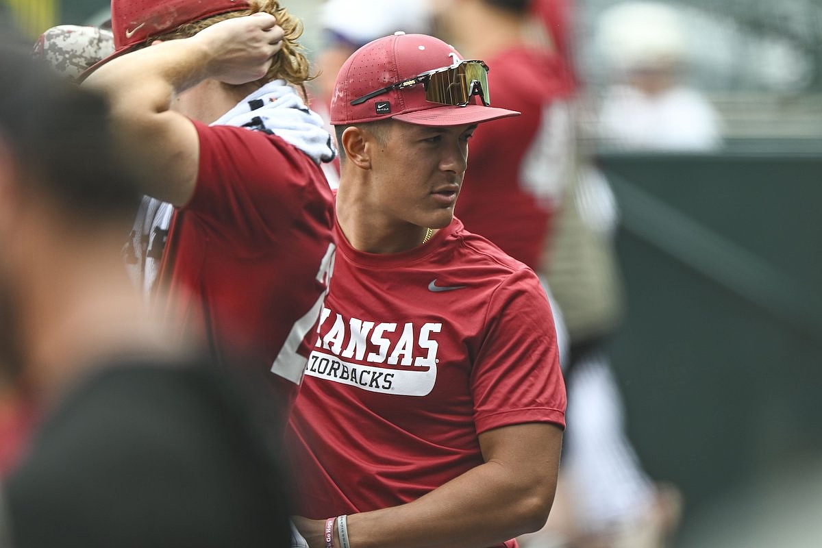 Third base not ruled out for rehabbed Arkansas baseball infielder Nolan Souza