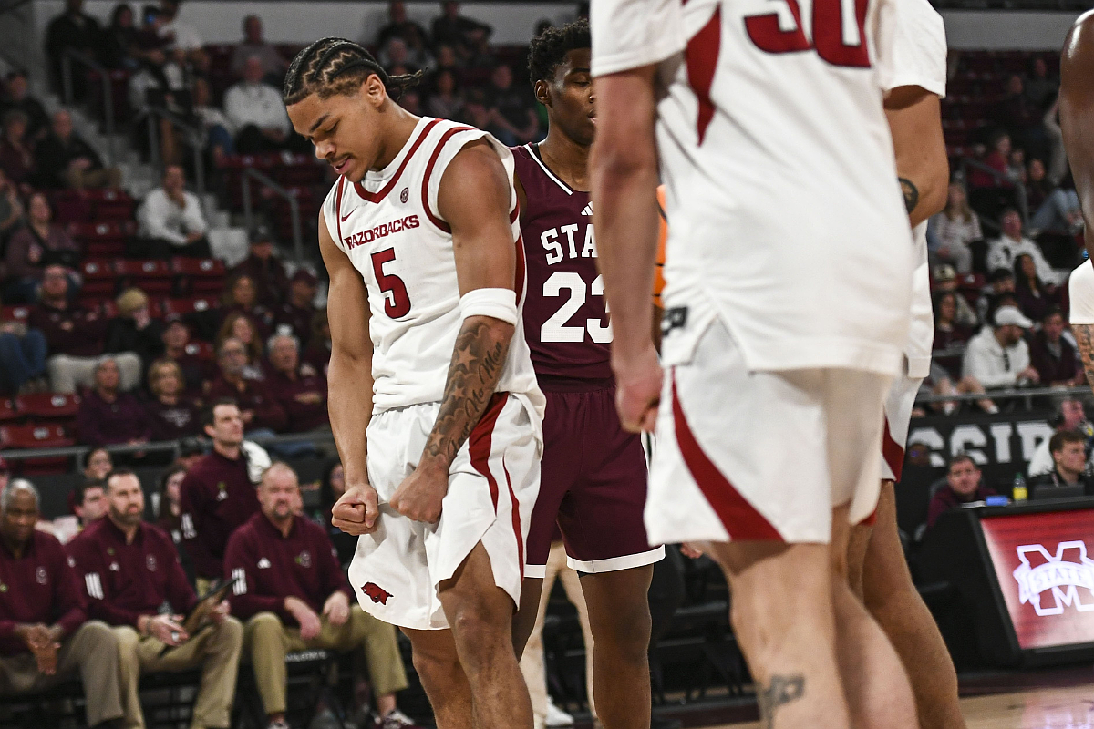 Arkansas basketball wins at Mississippi State for first time since 2015