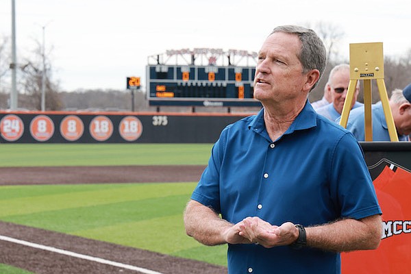 'This is a special place to me': Arkansas baseball coach Dave Van Horn has jersey retired at McLennan Community College
