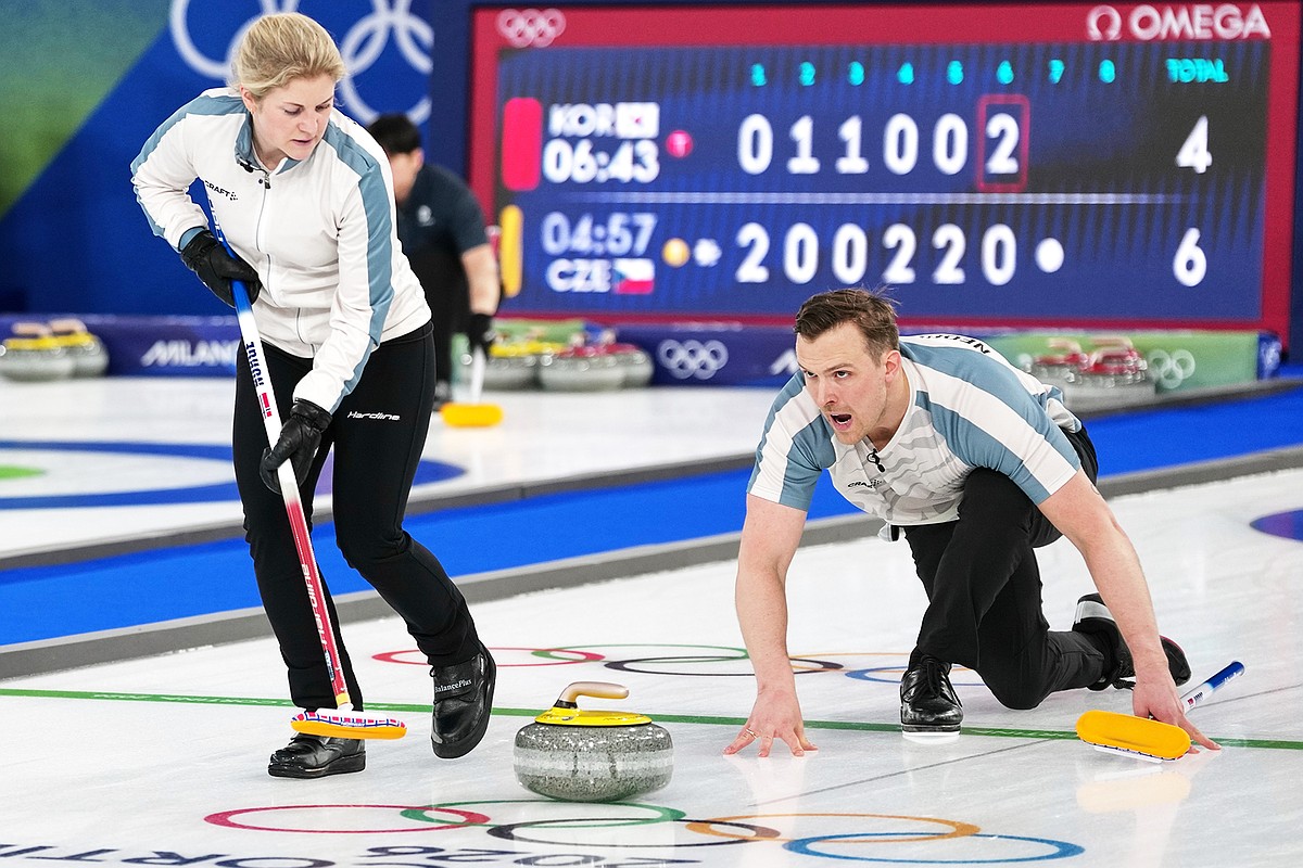 On the ice, these curlers are scowling at each other; off the ice, they ...
