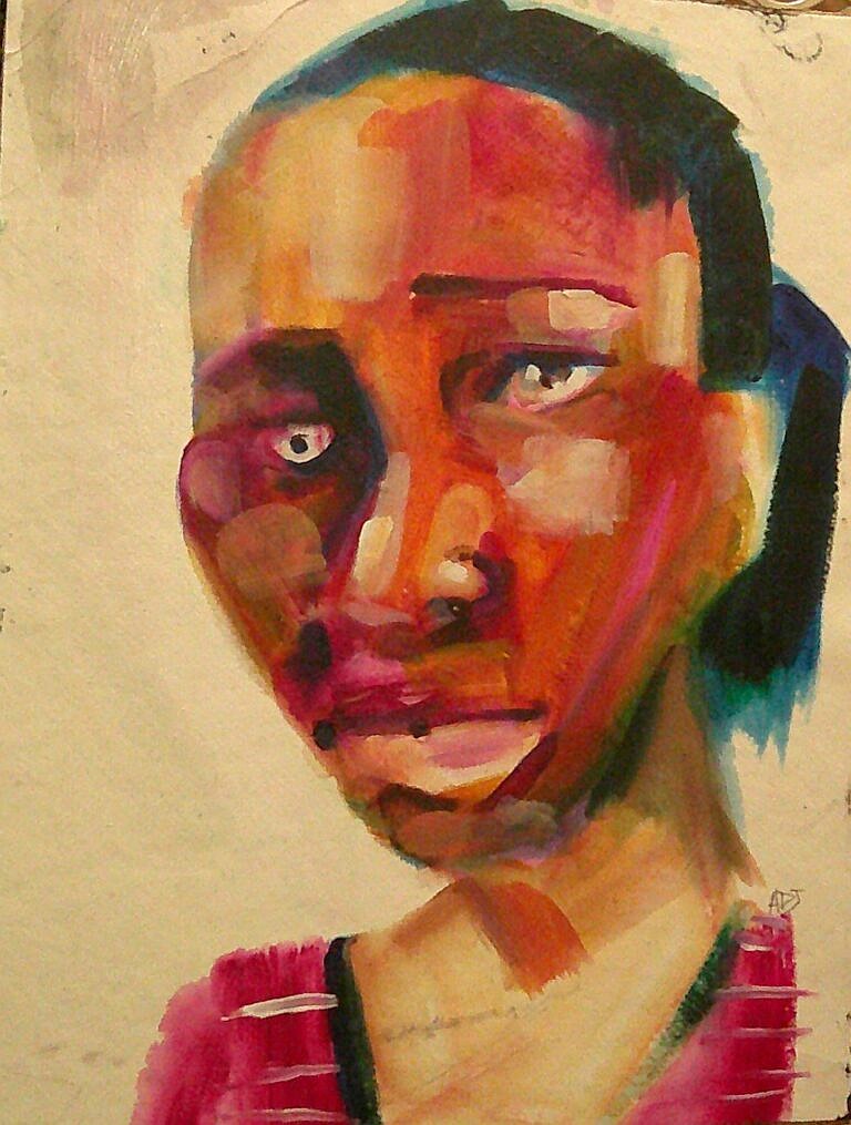 “Sheniqua” by Angela Davis Johnson, part of the “From the Vault: A Survey of the CALS Art Collection,” on display through Feb. 28 at the Central Arkansas Library System Main Library.
(Special to the Democrat-Gazette)