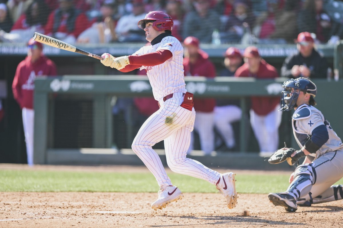 Camden Kozeal hits for cycle, scores winning run as Arkansas baseball walks off Xavier | Whole Hog Sports