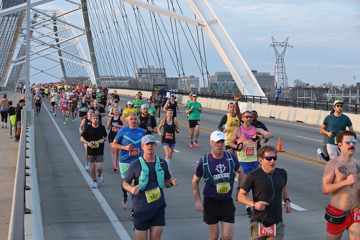 Little Rock Marathon finish lines