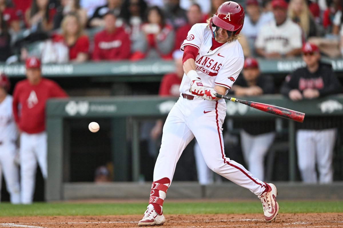 Arkansas baseball notebook: Razorbacks make changes at every infield ...
