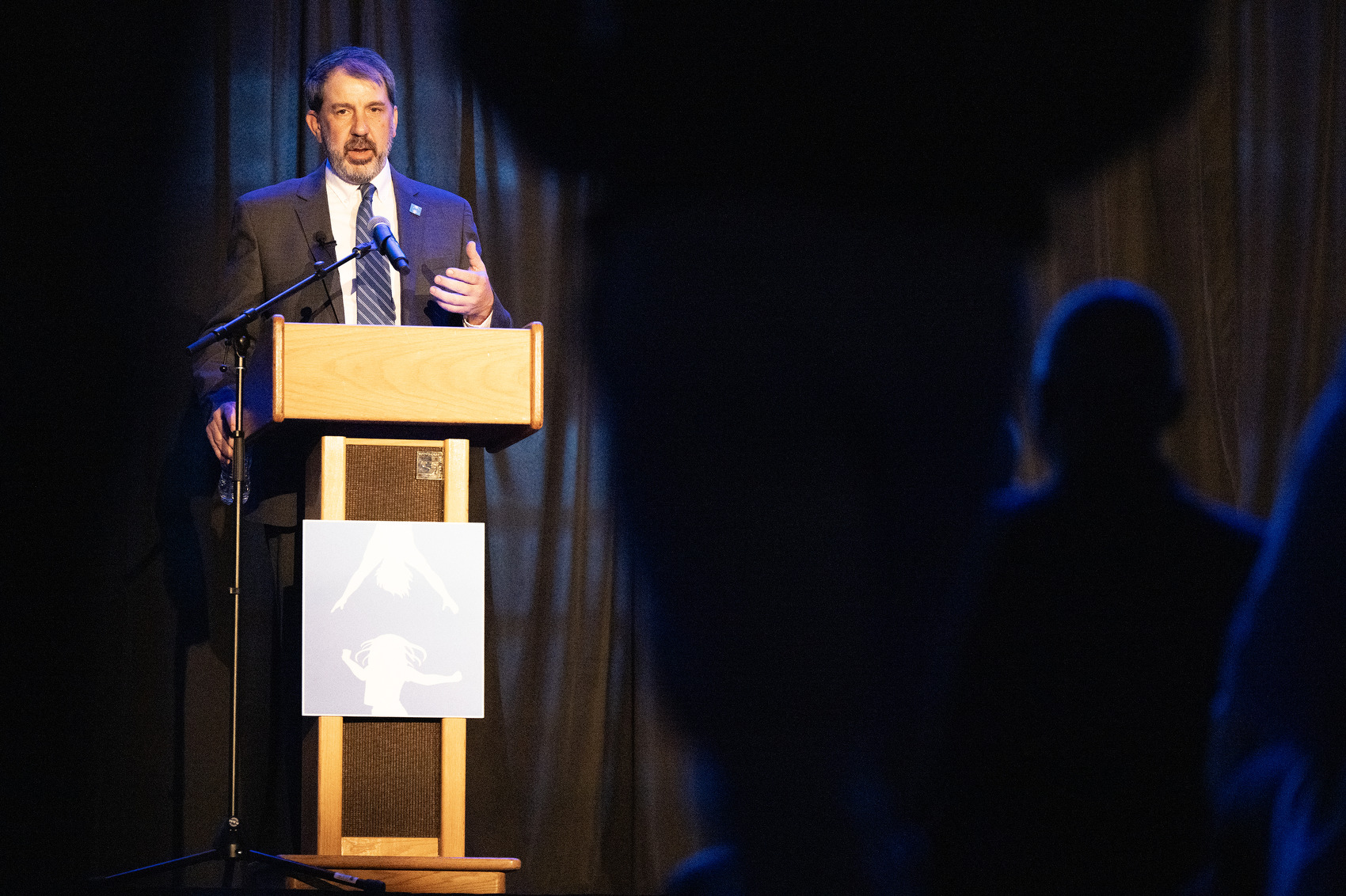 Staff Photo by Seth Carpenter/ Superintendent Justin Robertson speaks at the State of the System for Hamilton County Schools.