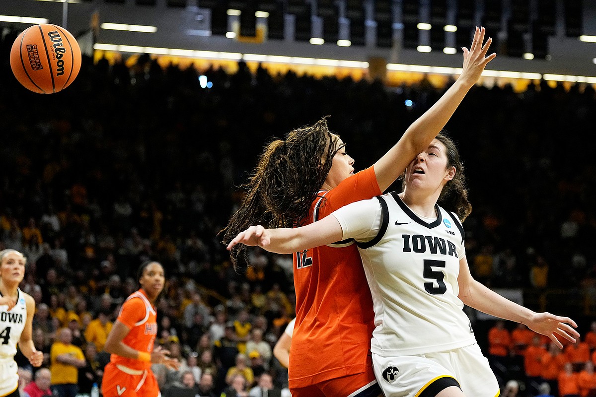 NCAA Women’s Capsules: No. 10 seed Virginia beats second-seeded Iowa 83-75