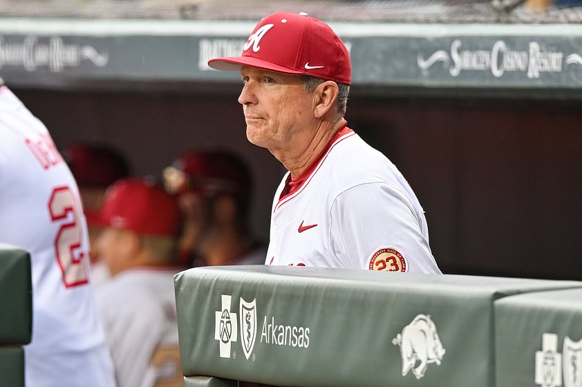 Dave Van Horn Press Conference Arkansas Baseball Coach Recaps Game 1 ARK UF BSB 063 T842.JPG