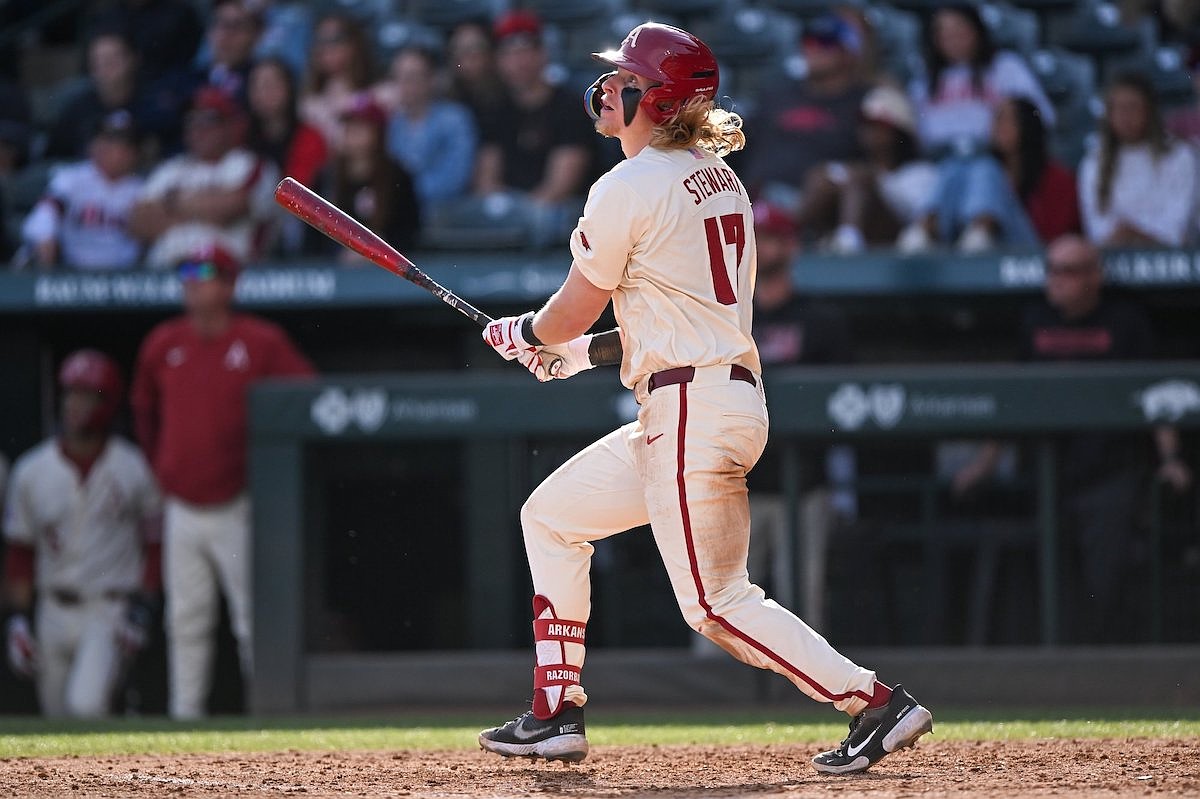 Arkansas baseball slugger Zack Stewart understands significance of