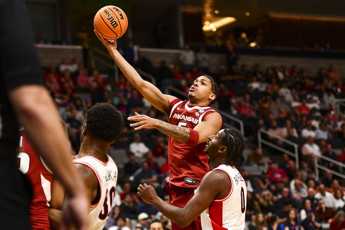 Arkansas basketball guard Darius Acuff named Wooden Award finalist