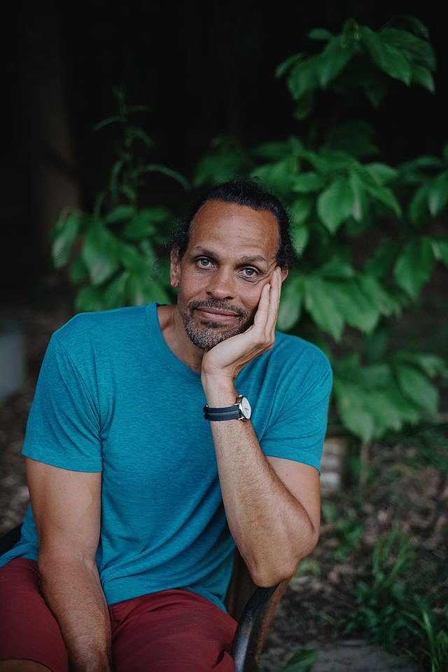 Poet Ross Gay, author of “Catalog of Unabashed Gratitude,” at the center of the month-long CALS Big Read 2026, will discuss his work Friday at the Ron Robinson Theater in Little Rock's River Market.

(Special to the Democrat-Gazette/Natasha Komoda)