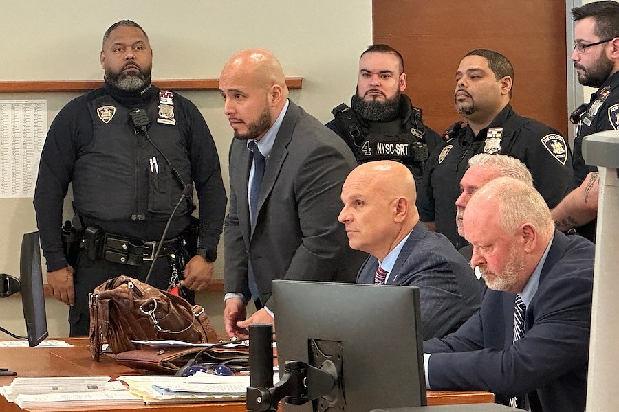 Former NYPD officer gets 3 to 9 years in prison for throwing a cooler ...