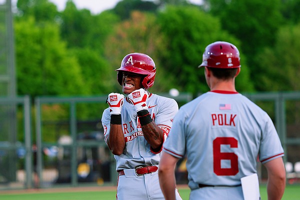 Arkansas baseball notebook: Damian Ruiz makes surprise return to lineup weeks ahead of schedule