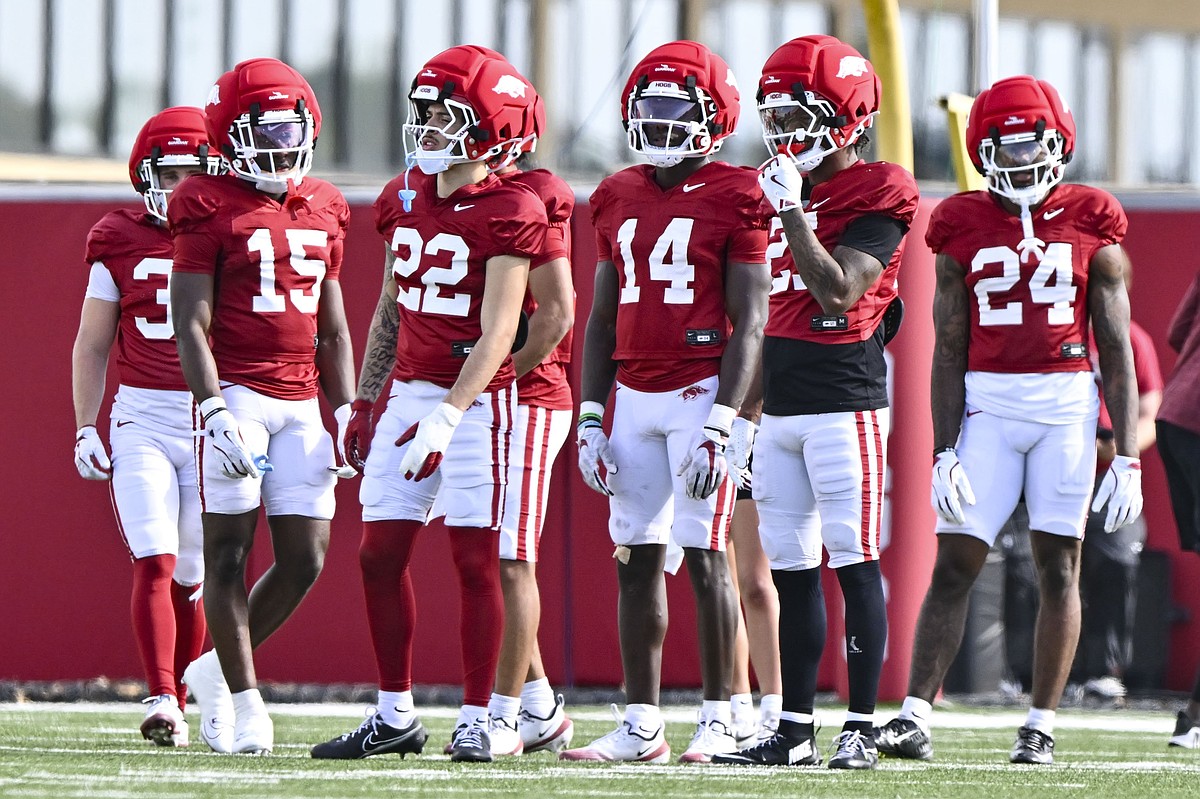 Arkansas football switches up order of workout for practice No. 10 of spring