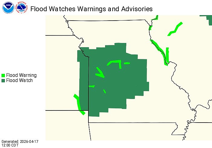 Breaking: Potentially severe thunderstorms, up to 70 mph winds to roll into Mid-Missouri this afternoon