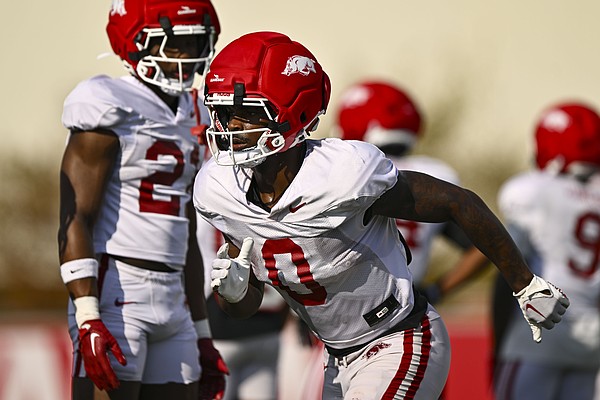 New-look Braylen Russell aiming for his best season for Arkansas football