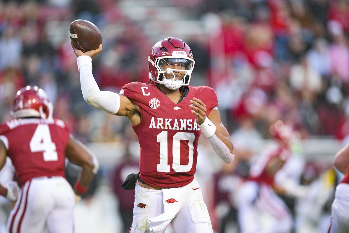 Arkansas quarterback Taylen Green selected by Cleveland Browns in sixth round of NFL draft