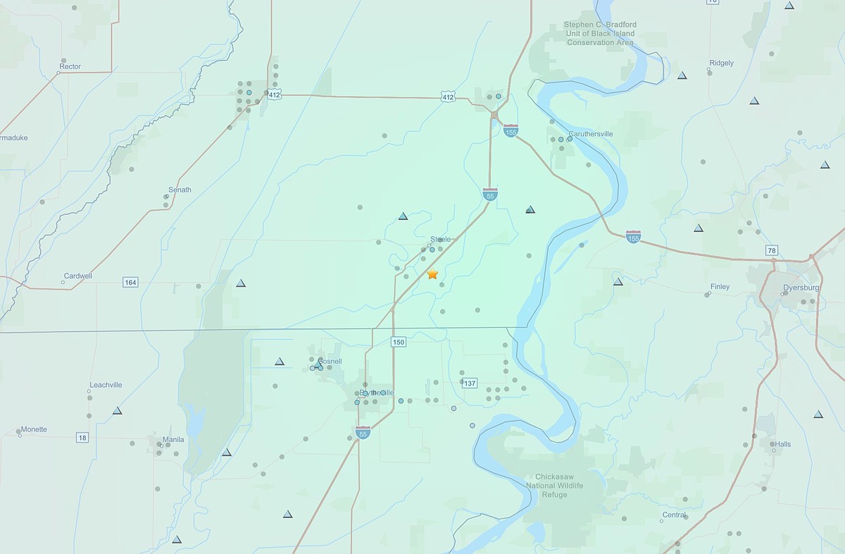 Small earthquake hits southeast Missouri; no damage reported in Arkansas