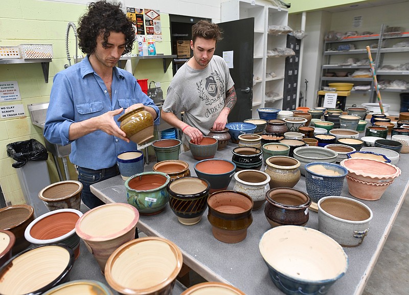 The Arkansas Pottery Festival takes place, Friday-May 3 at the Community Creative Center in Fayetteville.
(NWA Democrat-Gazette file photo/Andy Shupe)