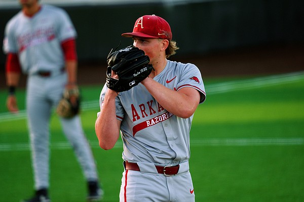 Arkansas baseball notebook: Cole Gibler has career outing close to home