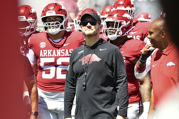 Ryan Silverfield press conference: Arkansas football coach, players recap spring game